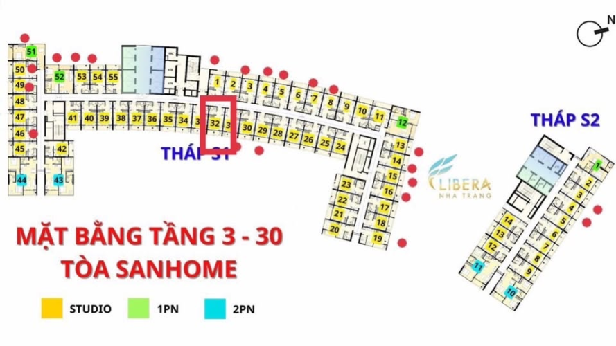 Căn hộ Libera Sanhome Nha Trang