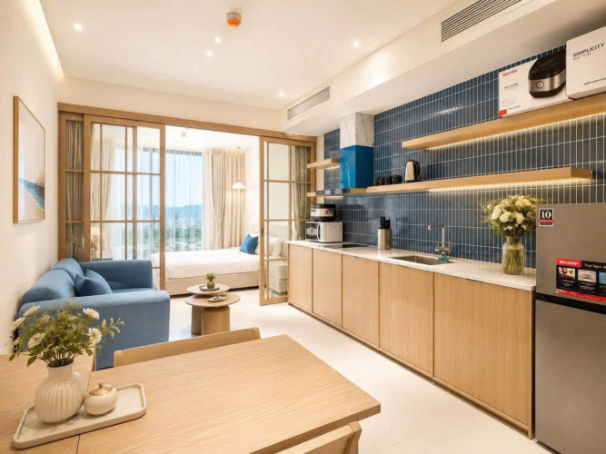 Bếp và phòng khách Paramount