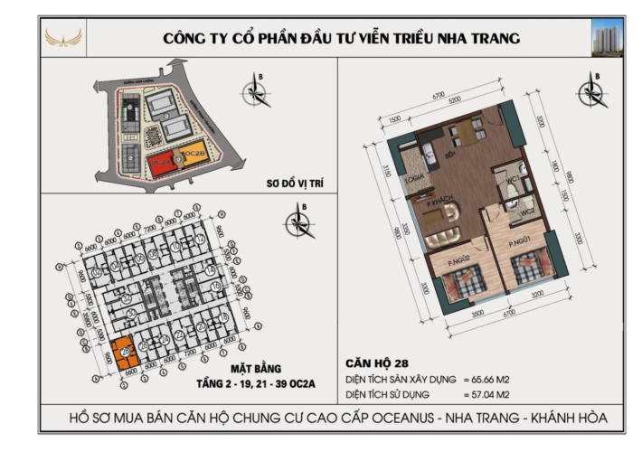 Mặt bằng căn hộ
