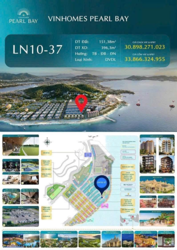 Mặt bằng Vinhomes Pearl Bay